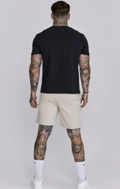 Beige Cargo Shorts