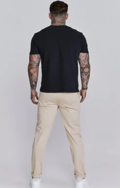 Beige Smart Chinos