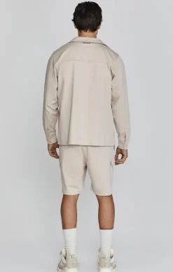 Beige Smart Utility Jacket