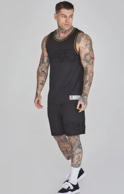 Black Basketball Vest