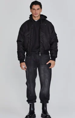 Black Bomber Jacket