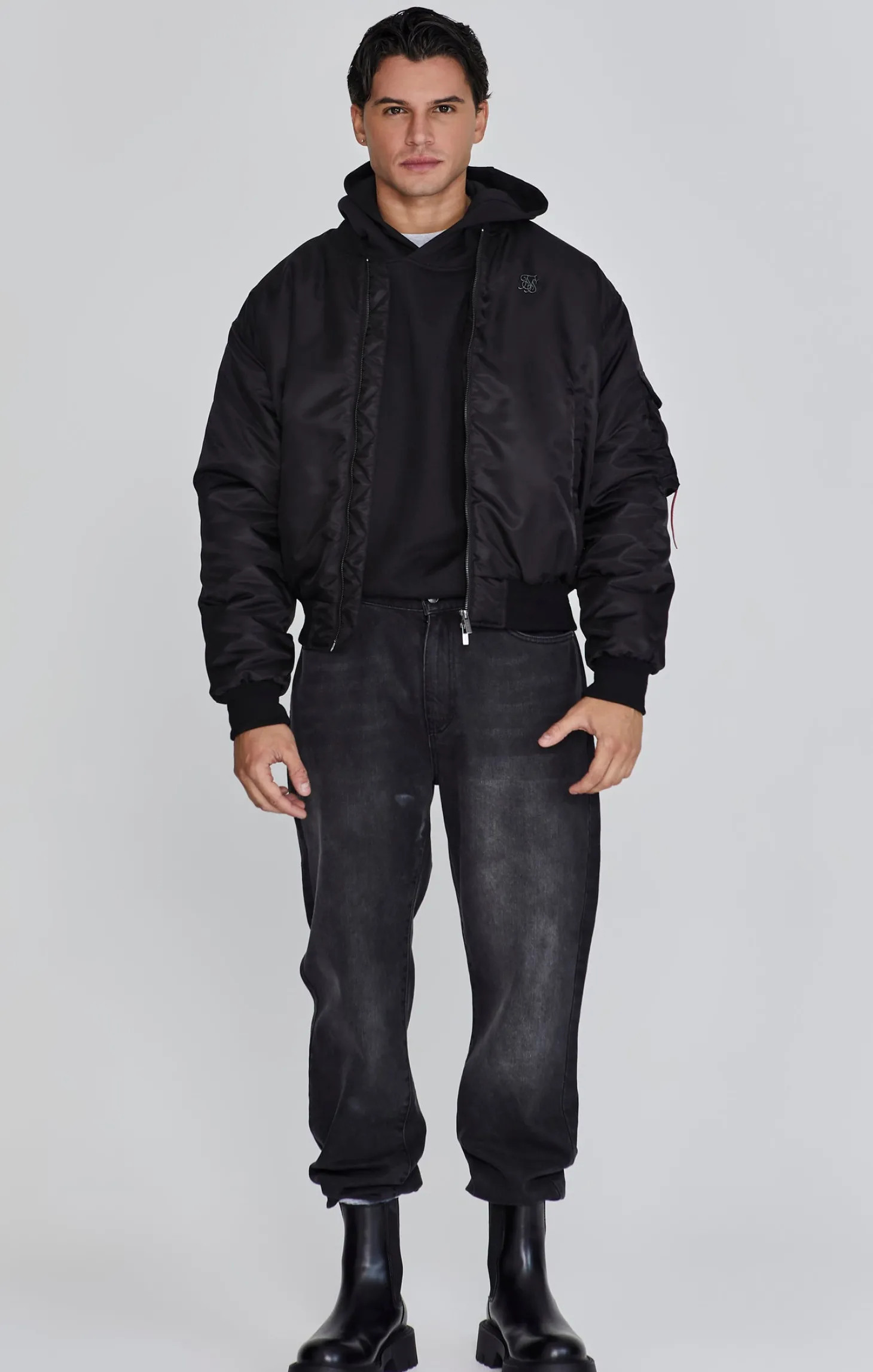 Black Bomber Jacket