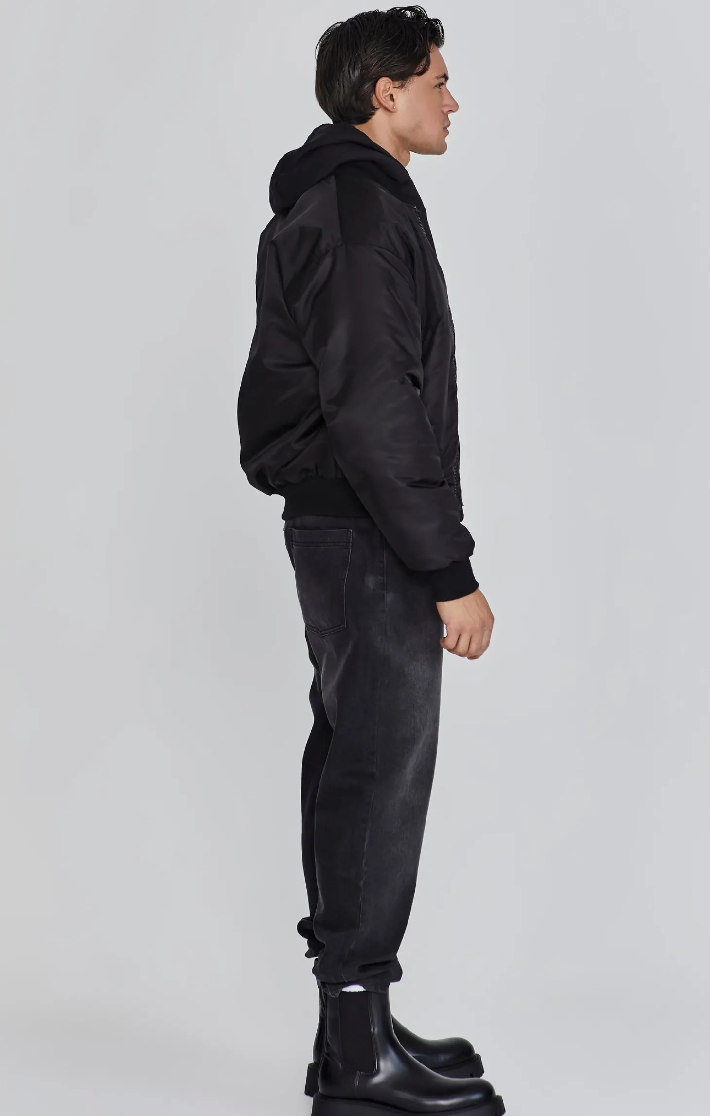 Black Bomber Jacket