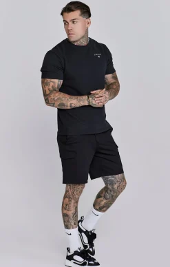 Black Cargo Shorts