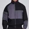Black Cut And Sew Jacket