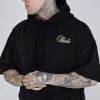 Black Cut Off Hoodie