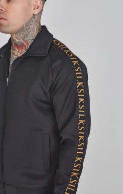 Black Full Zip Track Top