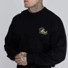 Black Graphic Sweater