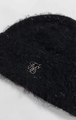 Black Knitted Beanie