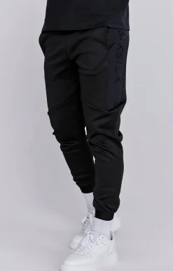 Black Muscle Fit Joggers