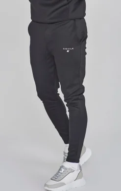 Black Muscle Fit Joggers