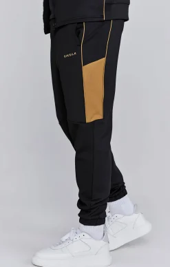 Black Muscle Fit Joggers