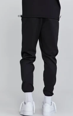 Black Muscle Fit Joggers