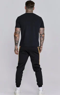 Black Muscle Fit Joggers