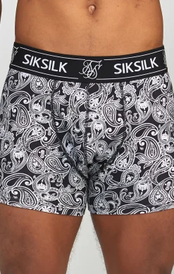 Black 3Pk Paisley Boxer