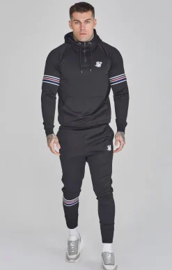 Black Quarter Zip Hoodie