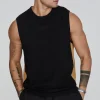 Black Relaxed Fit Vest