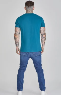 Blue Drop Crotch Jeans