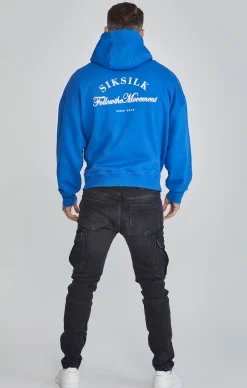 Blue Graphic Hoodie