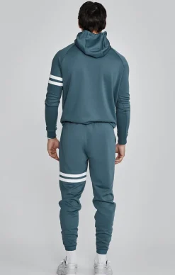 Blue Muscle Fit Hoodie