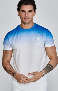 Blue White Fade T-Shirt