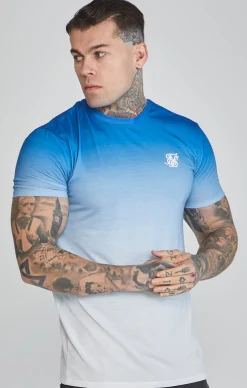 Blue White Fade T-Shirt