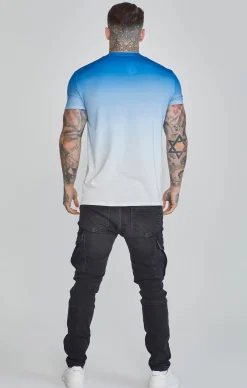 Blue White Fade T-Shirt