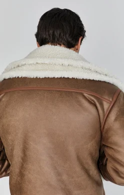 Brown Aviator Jacket