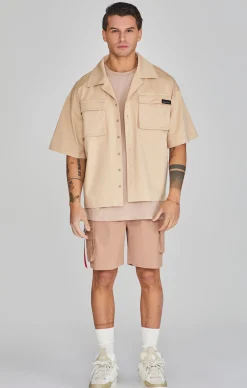 Brown Cargo Shorts