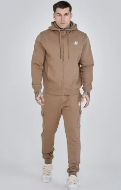 Brown Essentials Cargo Joggers