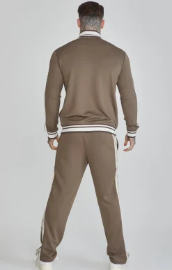 Brown Track Top