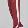Burgundy Crest Track Pants