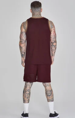Burgundy Dynamic Shorts