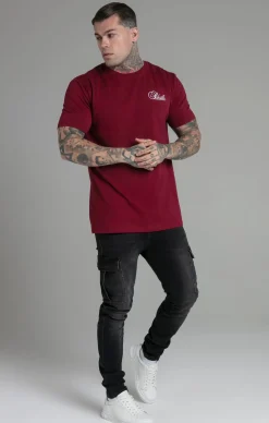 Burgundy Relaxed Fit T-Shirt