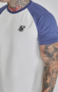 Ecru Blue Raglan T-Shirt
