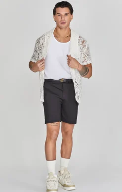 Ecru Lace Resort Shirt