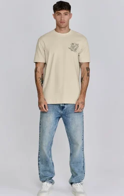 Ecru Logo T-Shirt