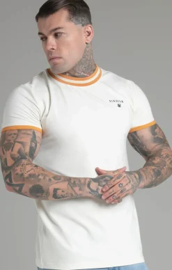 Ecru Ringer T-Shirt