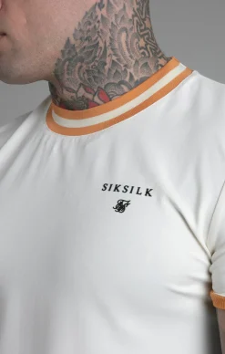 Ecru Ringer T-Shirt