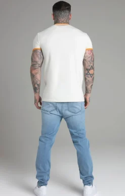 Ecru Ringer T-Shirt