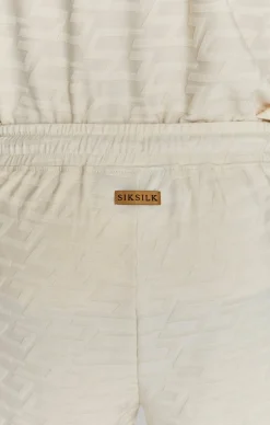 Ecru Towelling Shorts