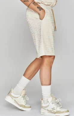 Ecru Towelling Shorts