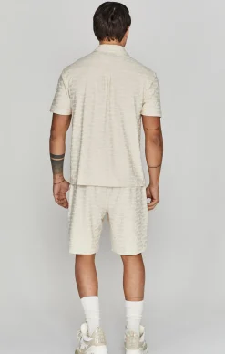Ecru Towelling Shorts