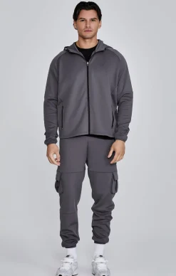 Grey Cargo Joggers