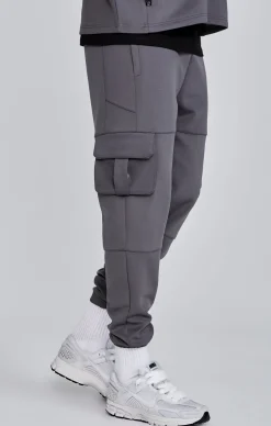 Grey Cargo Joggers