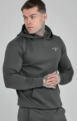 Grey Essentials Poly Hoodie