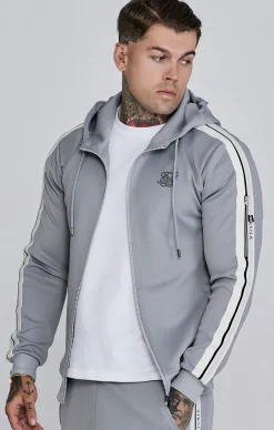 Grey Full Zip Hoodie
