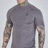 Grey Muscle Fit T-Shirt