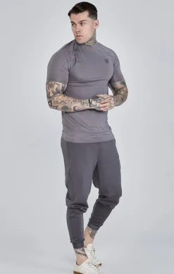 Grey Muscle Fit T-Shirt