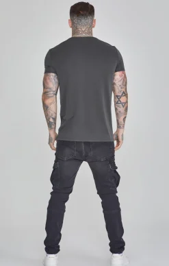 Grey Muscle Fit T-Shirt